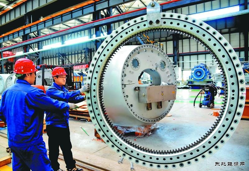 北方风电机组安装进展顺利