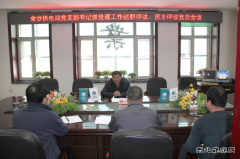 兴凯湖电业局：唐文德参加金沙供电抓党建工作述职评议党员会议