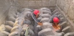 内蒙古南露天煤矿剥离运行部更换破碎锤头减少设备损耗