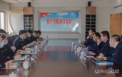 葫芦岛市副市长、公安局长孙亭来航锦科技调研
