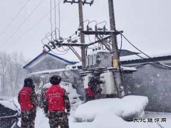 战暴雪、保供电—集贤县供电公司在行动