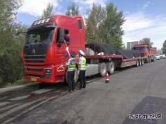 哈巴河执法大队： 持续开展路警联合治超、确保道路安全畅通